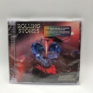 The Rolling Stones Hackney Diamonds Live Edition 2 CD Music CDs New Cracked Case
